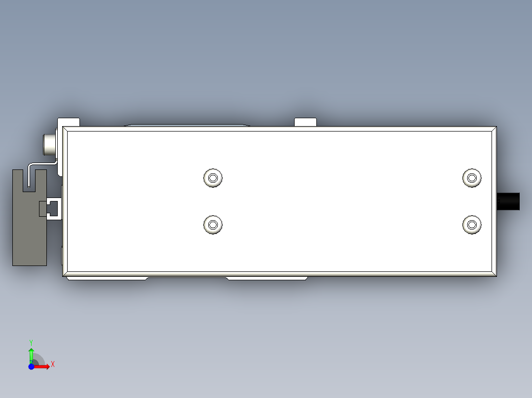 Toyo东佑达直线模组-ETH10-100-BL-100W前视图