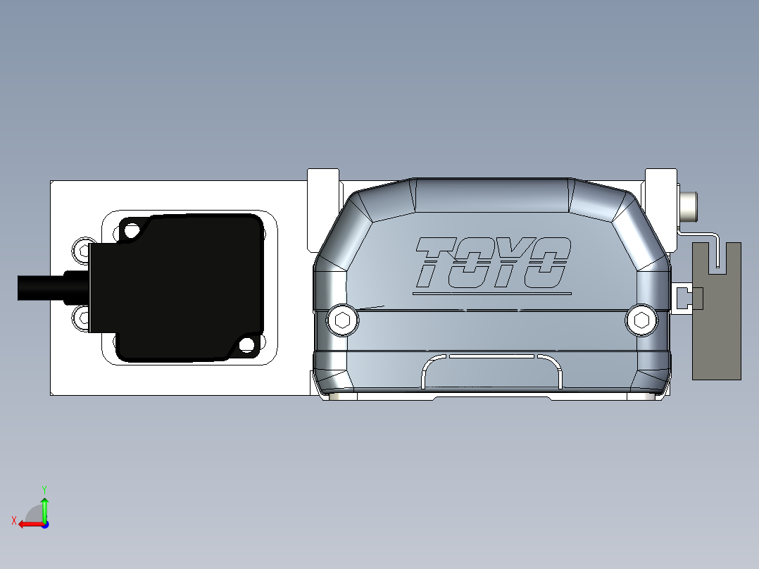 Toyo东佑达直线模组-ETH10-100-BL-100W后视图