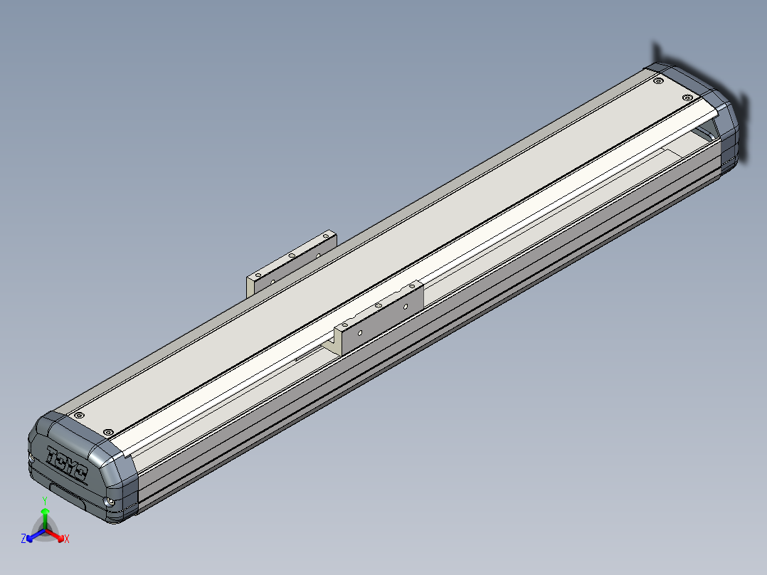 Toyo东佑达直线模组-ETH10-300-M+煞車-A2主视图