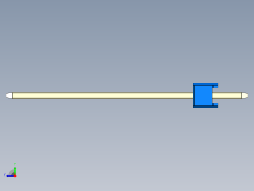 彩色公头100mil（2.54mm）系列-DS1021_blue_1x20p_100mil_Type19_rev1.0右视缩略图