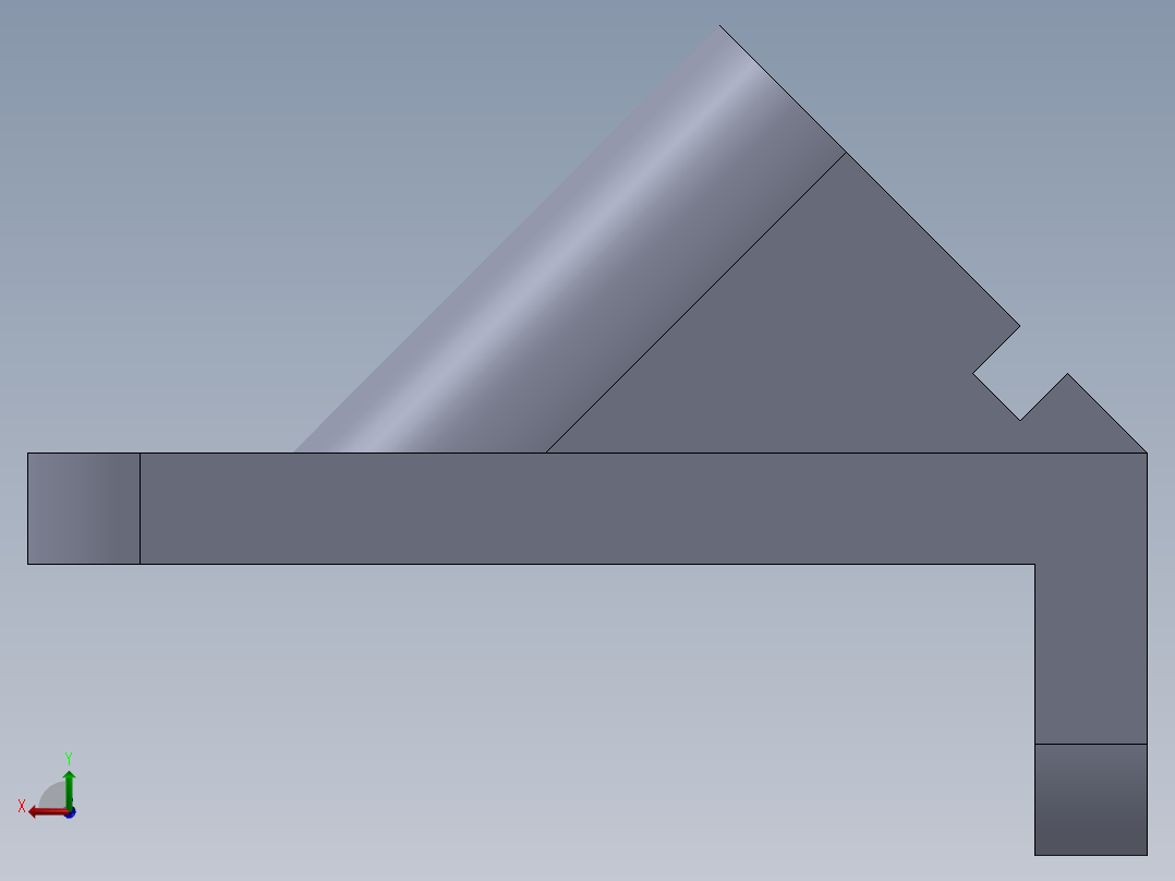 SW建模练习题-practice 60后视图