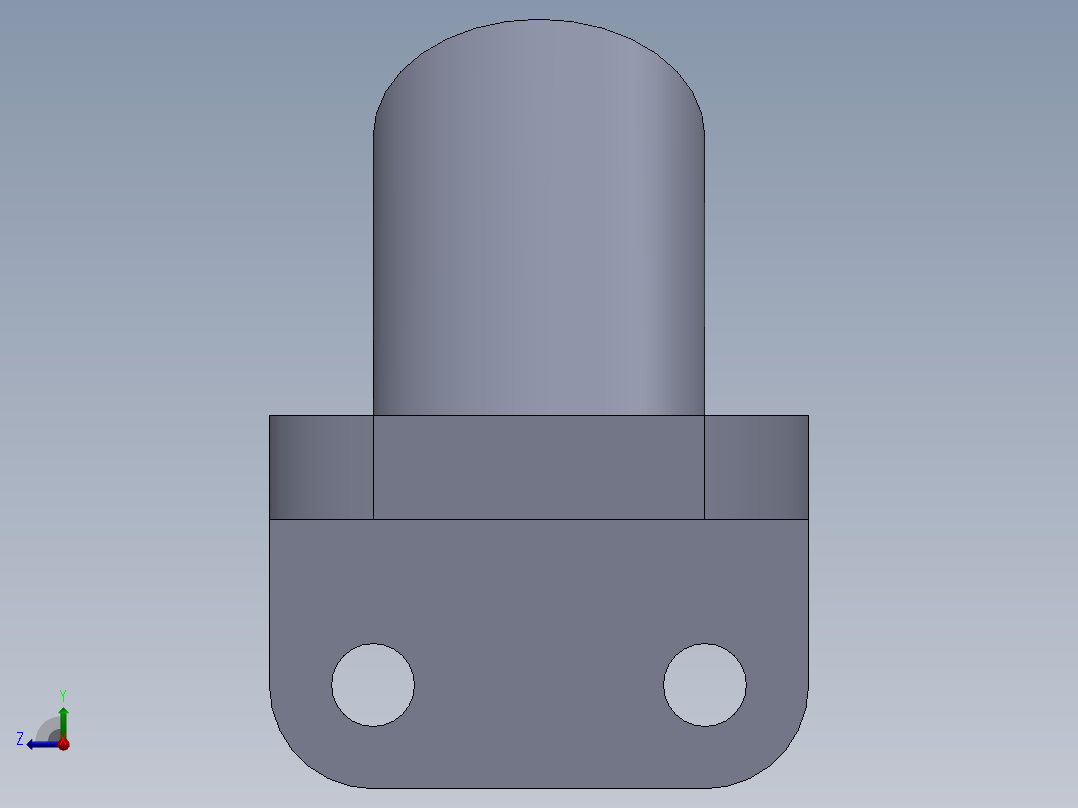 SW建模练习题-practice 60右视图