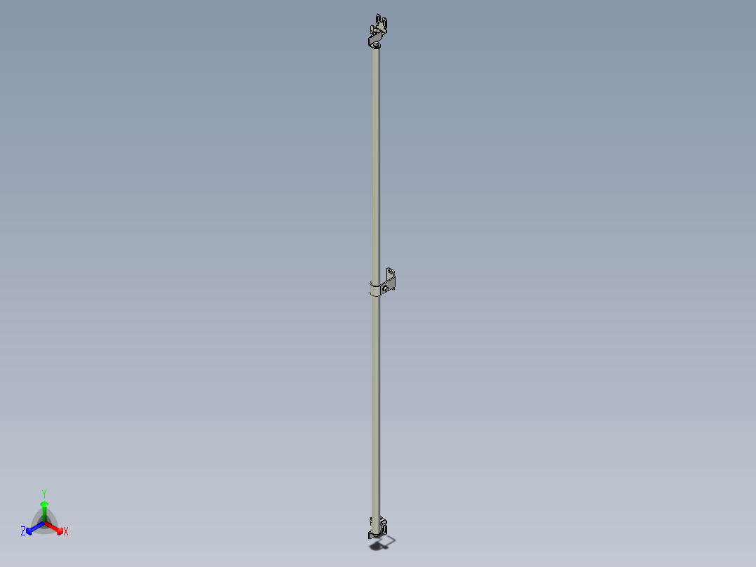 基恩士SL-JB127_back-mount_kc图纸模型主视图