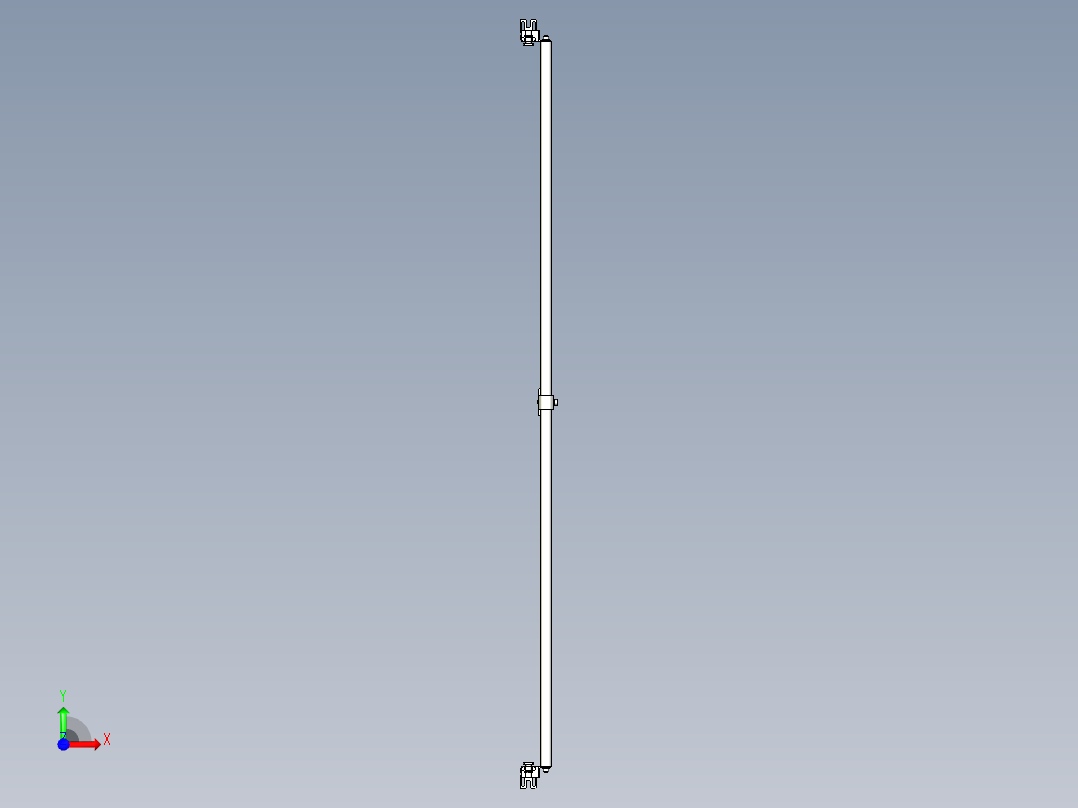 基恩士SL-JB127_back-mount_kc图纸模型前视图