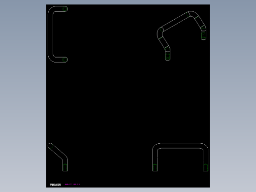 取手(鋼材)AM-2D多系列多零件图纸模型