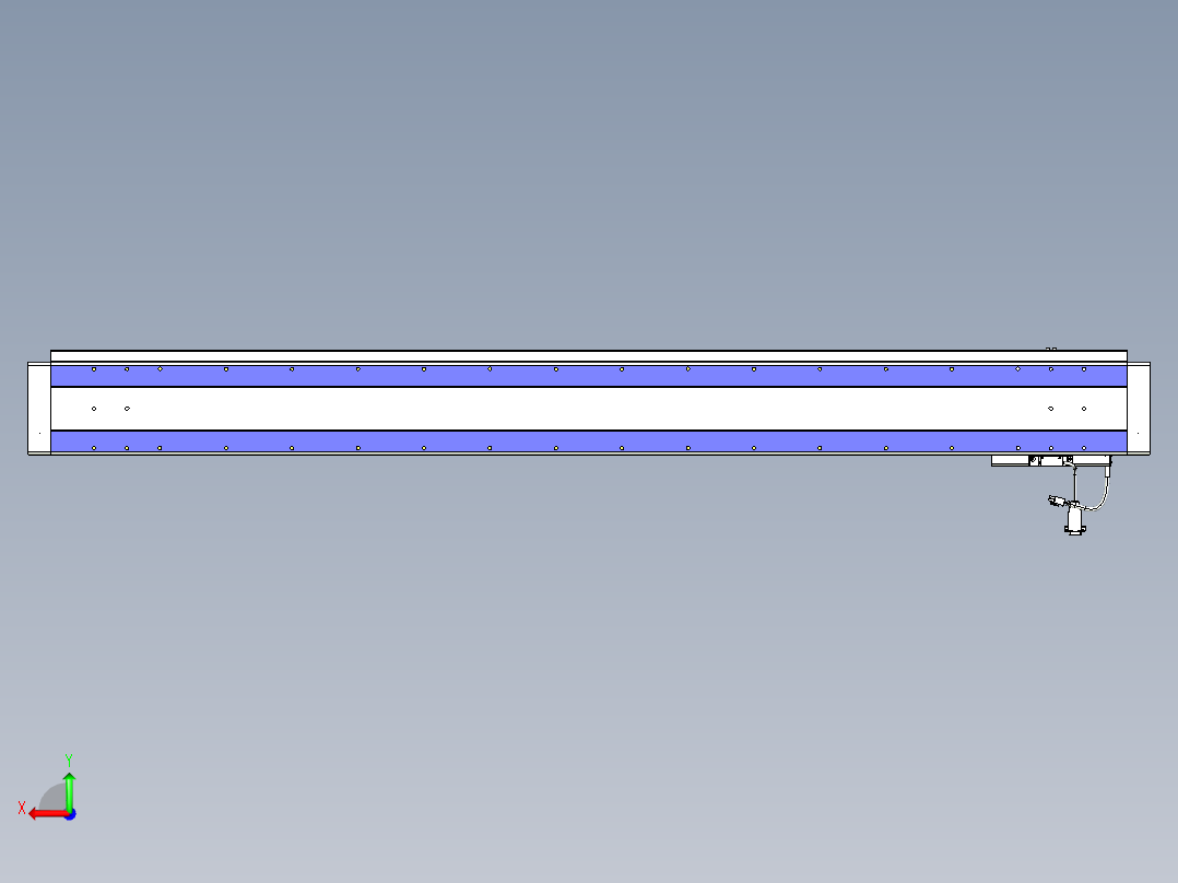 威洛博VL系列3d模型模组VL14S2Y-S1400后视图