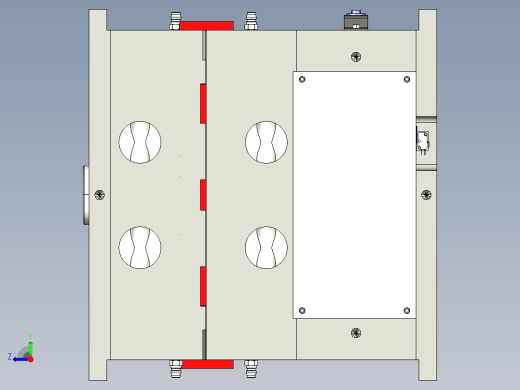 汽车B柱模具右视缩略图