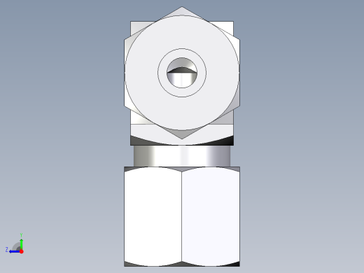 卡套式工业通用硬管接头EO_Union_elbow_W08ZSCF右视缩略图