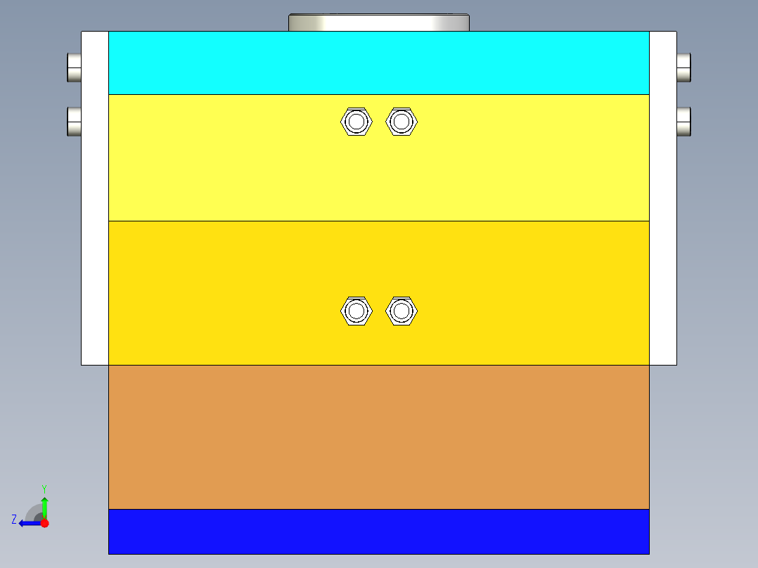 香肥皂盒的塑料模具设计【含三维图+完整CAD+说明书设计资料】右视图