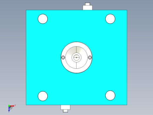 香肥皂盒的塑料模具设计【含三维图+完整CAD+说明书设计资料】俯视缩略图