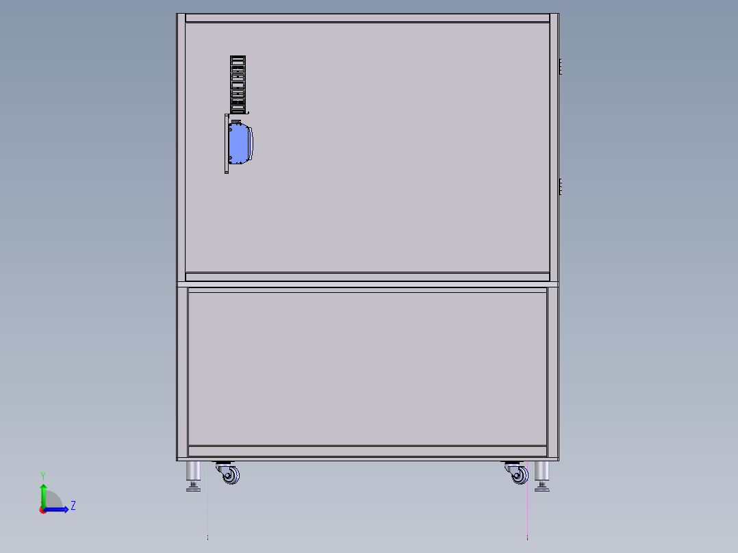 47寸panel 上料分盒设备3D数模图纸 Solidworks18设计 附STEP左视图