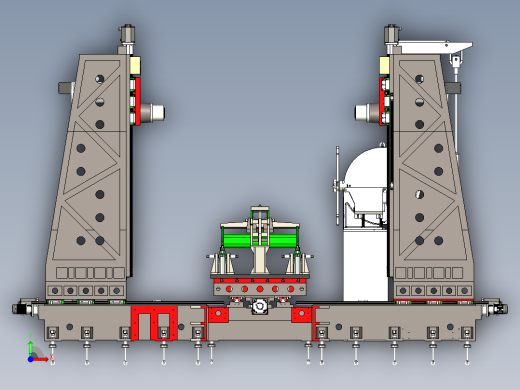 SHY-HDW7018双面镗铣加工中心总装前视缩略图