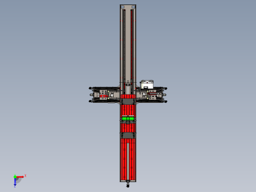 SHY-HDW7018双面镗铣加工中心总装俯视缩略图