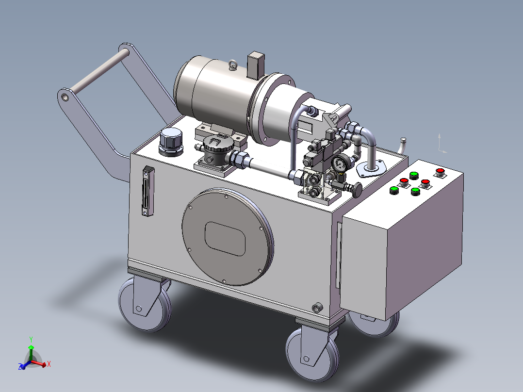 手推式小型移动液压站