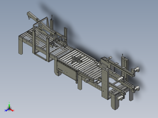 后道包装线图30正等轴测缩略图