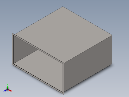 hvac duct end正等轴测缩略图