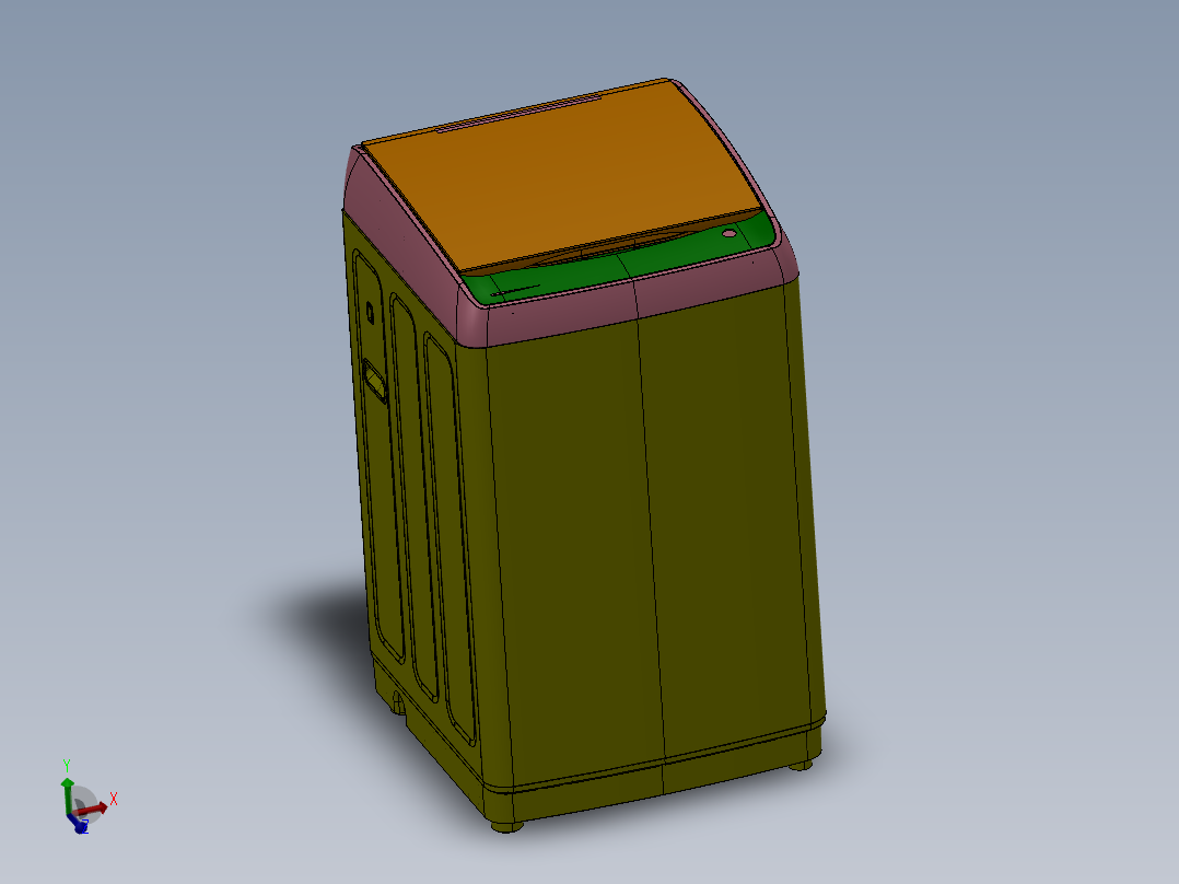 全自动波轮式洗衣机机械结构设计