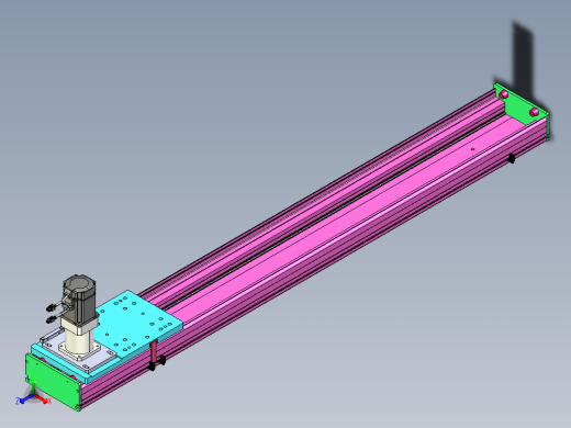 东锦齿条传动DH210G-L167-S1400-BU-减速机+P750W