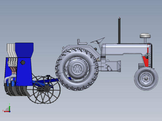 播种机后视缩略图