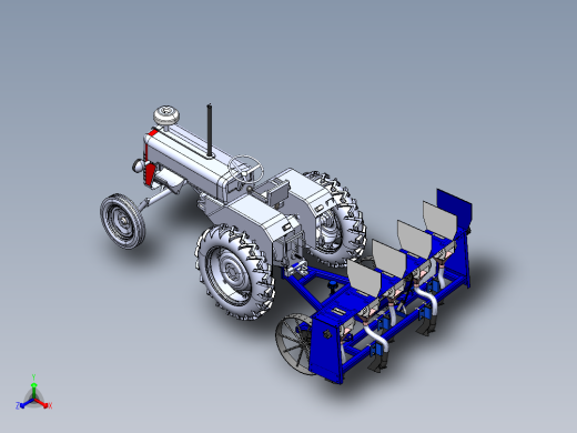 播种机正等轴测缩略图
