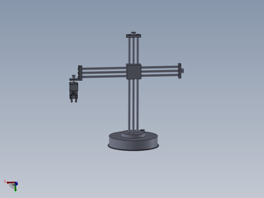 JX762-搬运机械手机械部分设计【三自由度圆柱坐标型】 - sw
