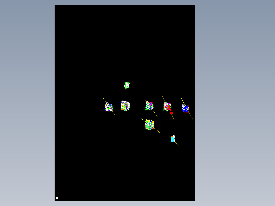 塔吊施工平面布置图(CAD图)