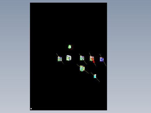 塔吊施工平面布置图(CAD图)