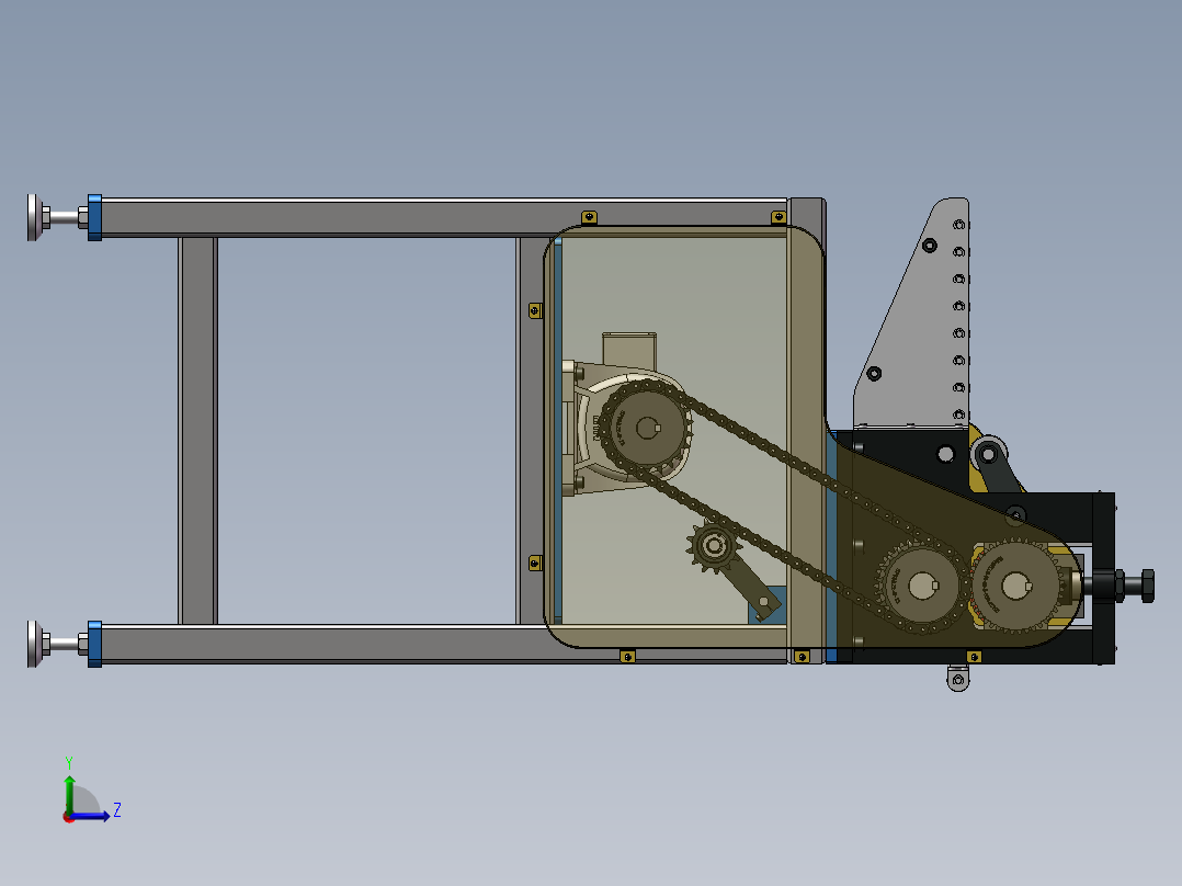 板材切割机sw18左视图