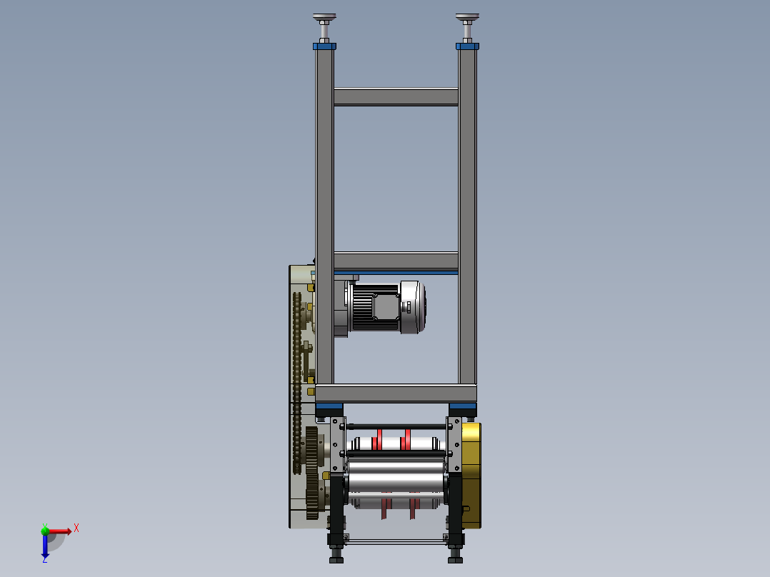 板材切割机sw18俯视图