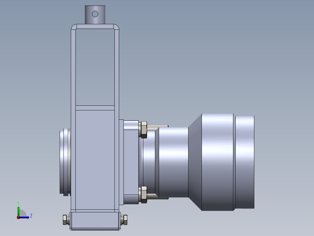 拨禾轮液压驱动1310304左视图