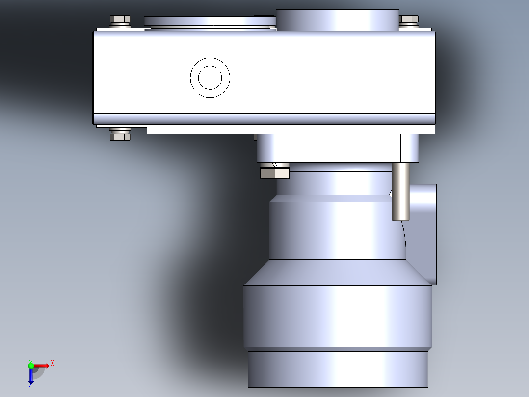 拨禾轮液压驱动1310304俯视图