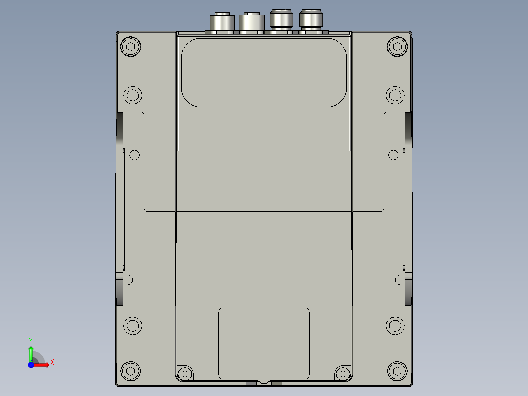 LMS511-10100 扫描仪前视图