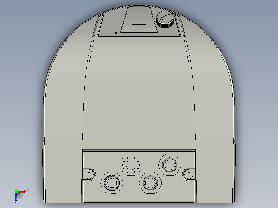 LMS511-10100 扫描仪俯视图