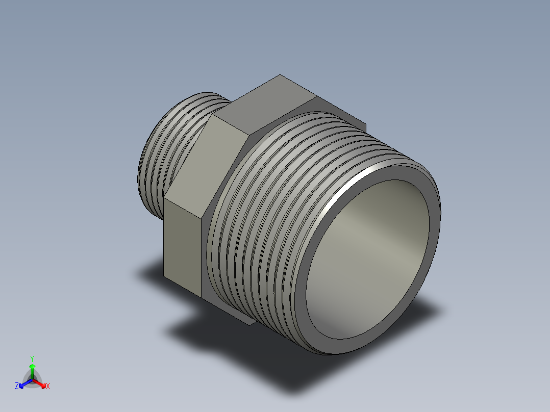 螺纹管对丝-六角异径 DN32-DN20