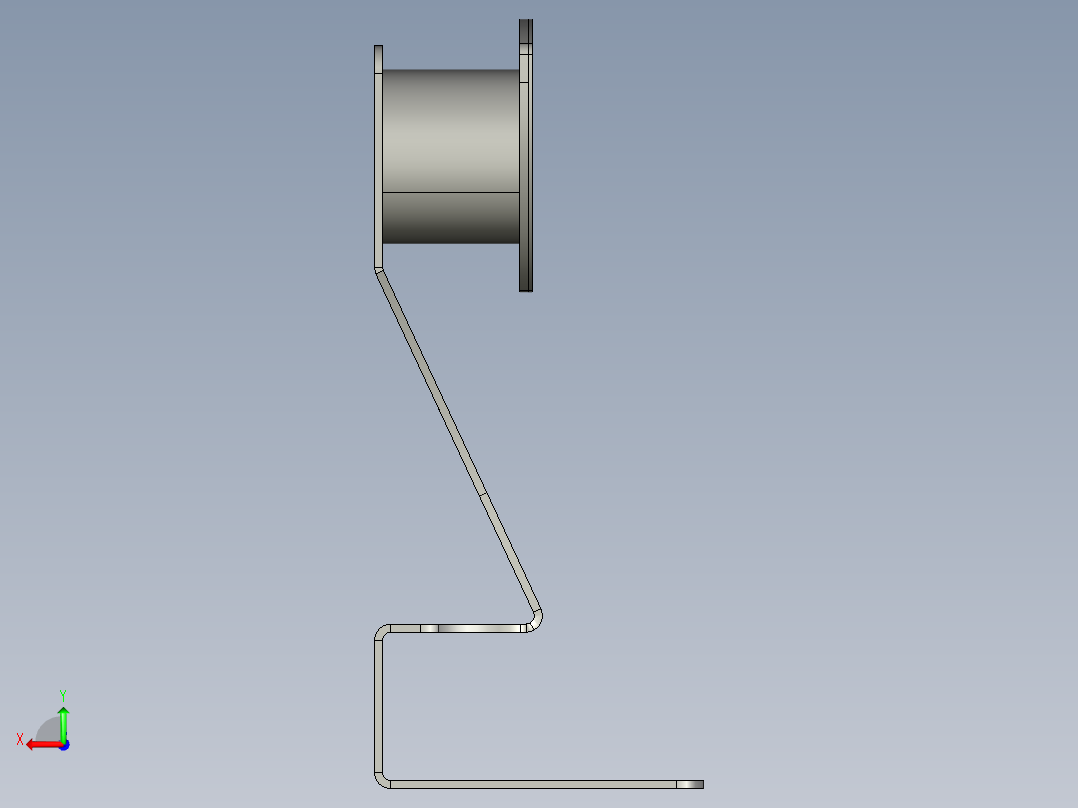 耳机支架412后视图