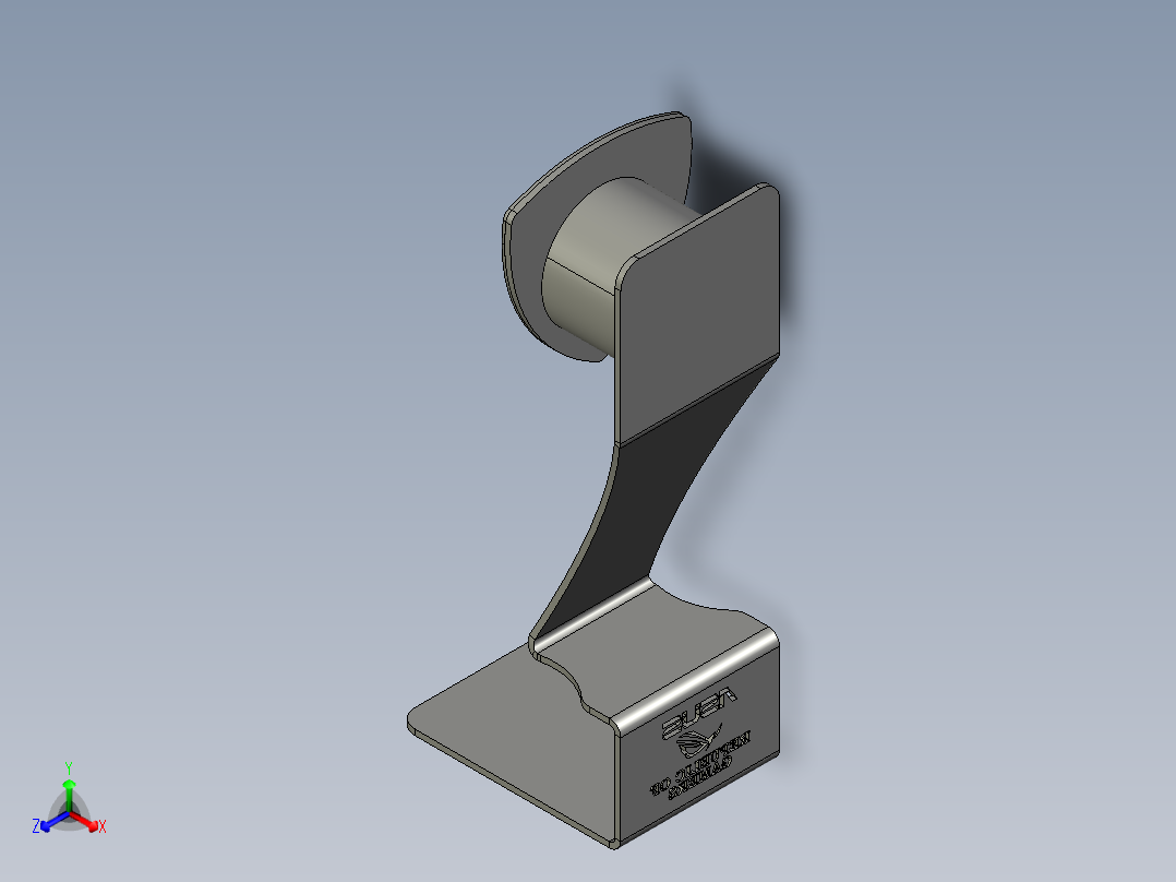 耳机支架412正等轴测图