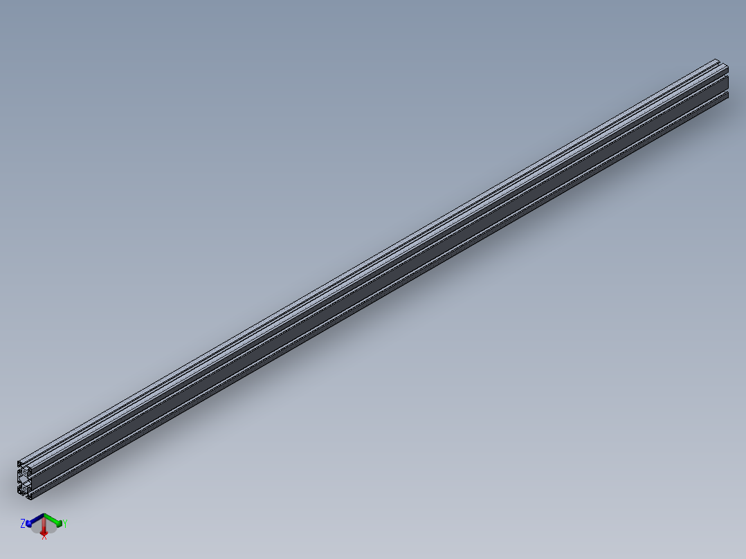 路线排列正等轴测图