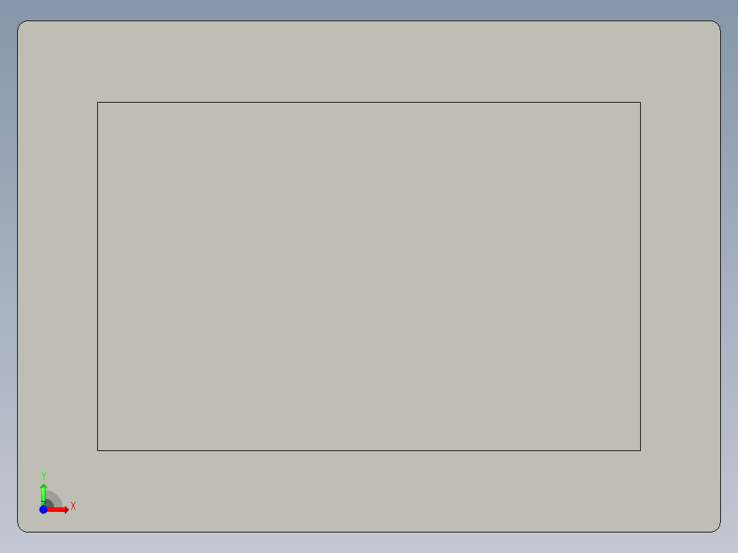 信捷7寸触摸屏前视图