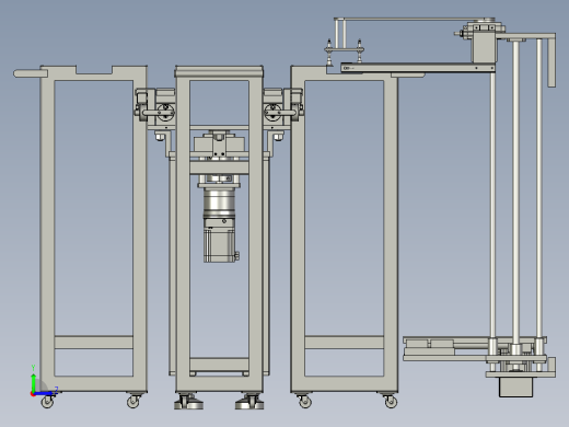 旋转缓存机构左视缩略图