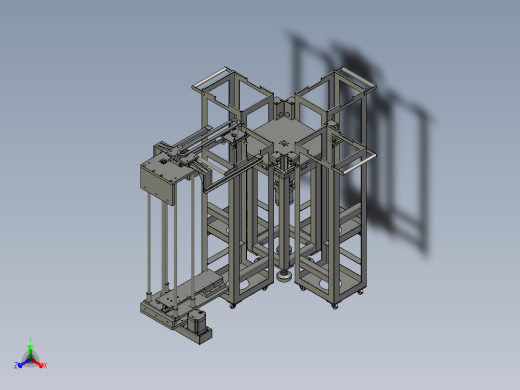 旋转缓存机构正等轴测缩略图