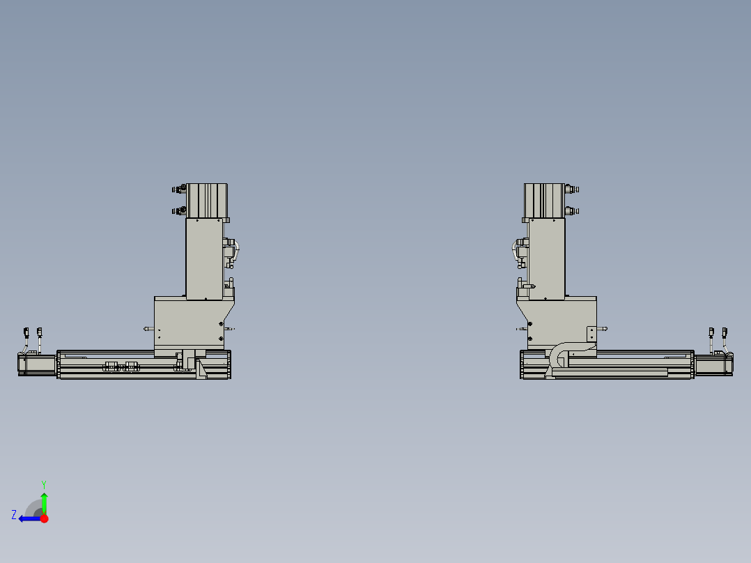 裁切组件右视图