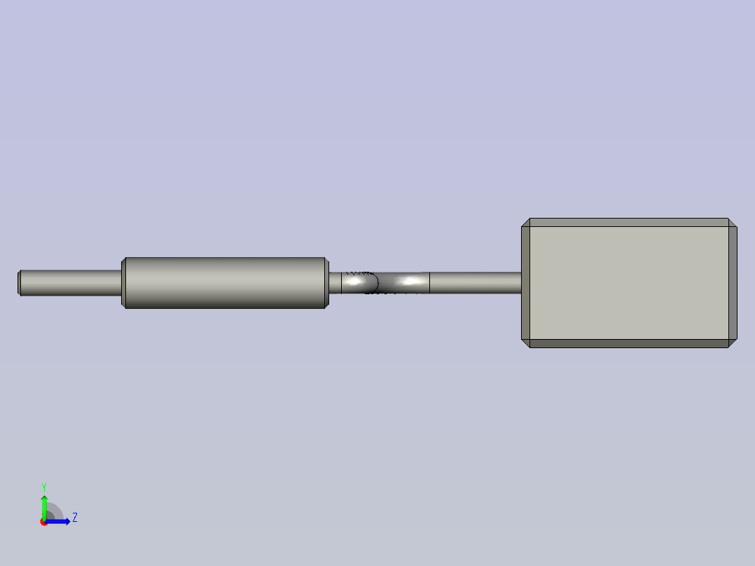 凹凸板漫反射光电开关M3漫反射检测距离30MM洛施达左视图