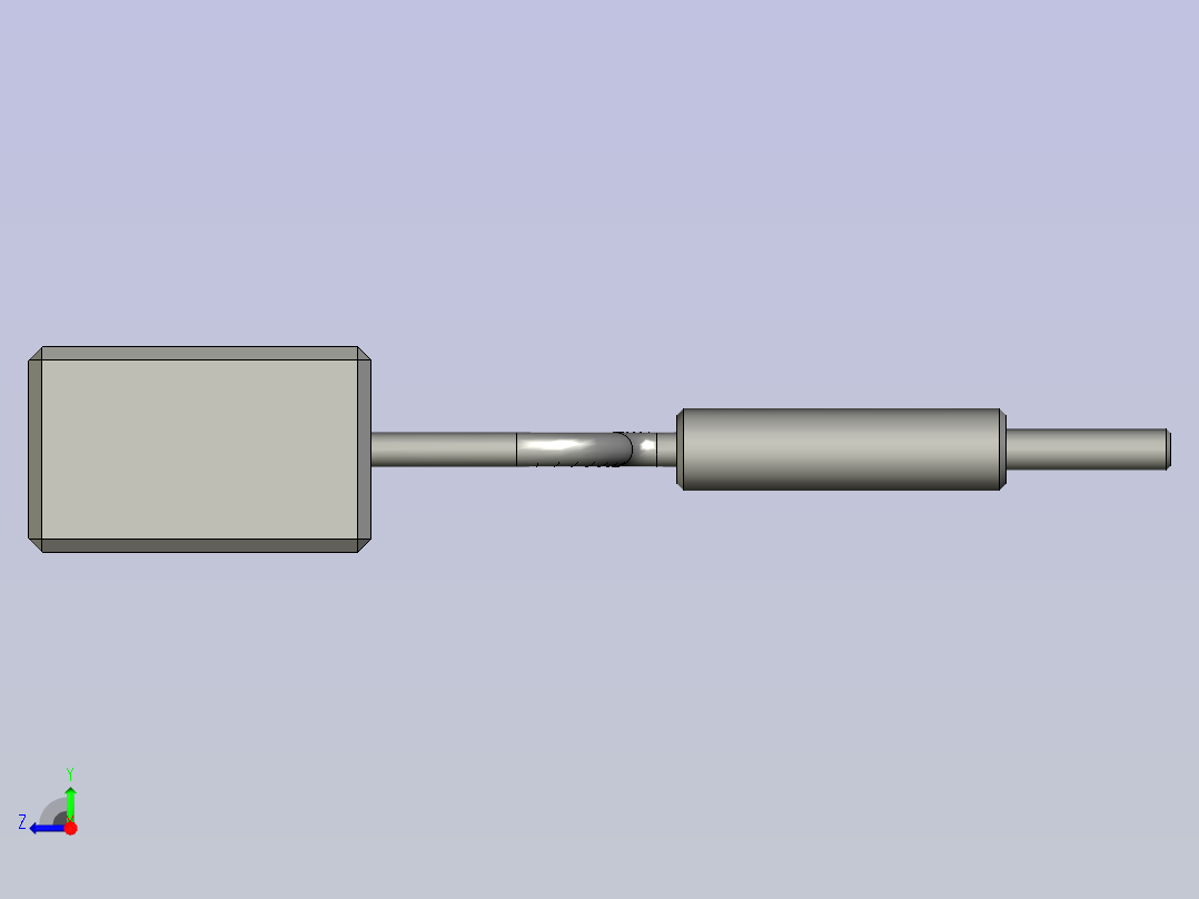 凹凸板漫反射光电开关M3漫反射检测距离30MM洛施达右视图