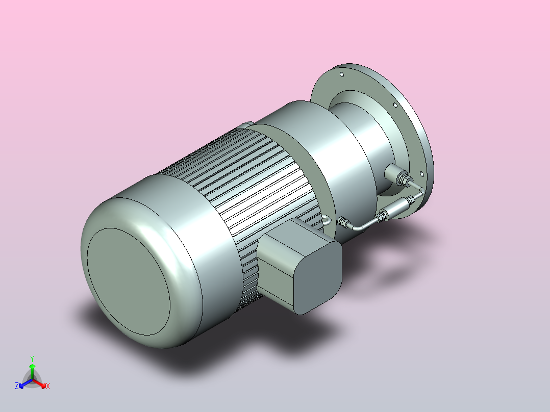 摆线针轮减速器JSJ_XLD-B_11_8160系列主视图