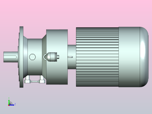 摆线针轮减速器JSJ_XLD-B_11_8160系列左视缩略图