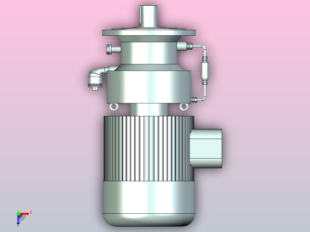 摆线针轮减速器JSJ_XLD-B_11_8160系列俯视图