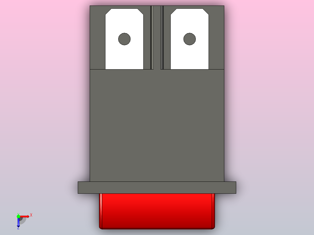 电源开关IRS-201-3C俯视图