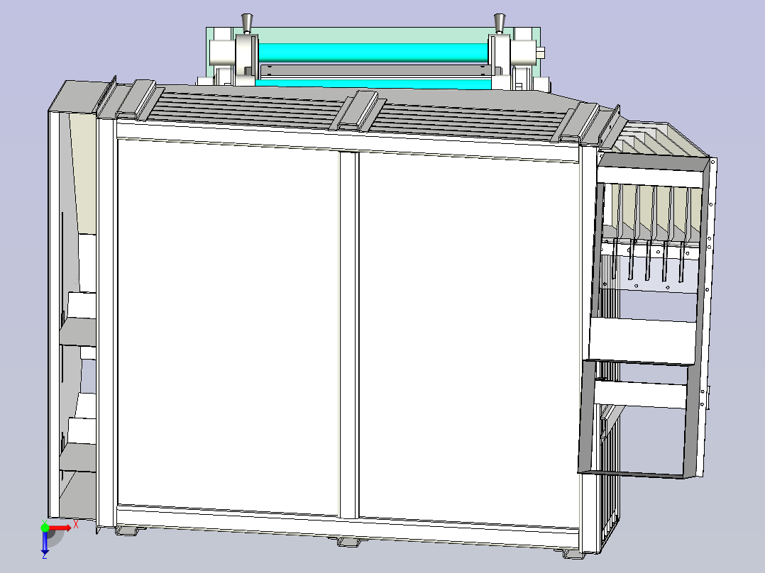 谷物分离机设计俯视图