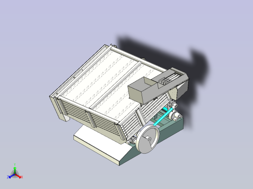 谷物分离机设计正等轴测缩略图