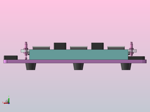 13-15寸笔记本电脑压紧治具后视缩略图